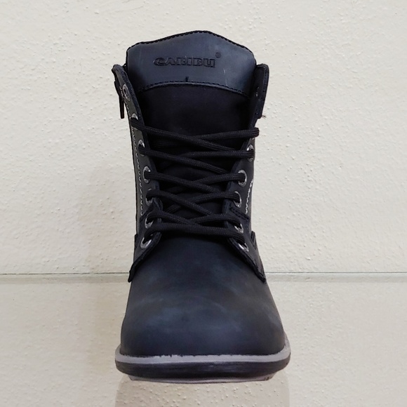 Mens Rustic Casual Black Boot